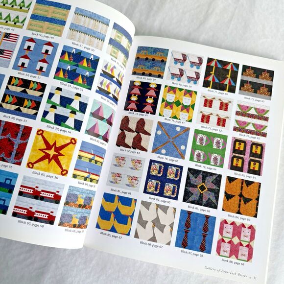 300 Paper-Pieced Quilt Blocks Carol Doak 2004 Quilt Pattern Book Colored NO CD - Picture 5 of 8